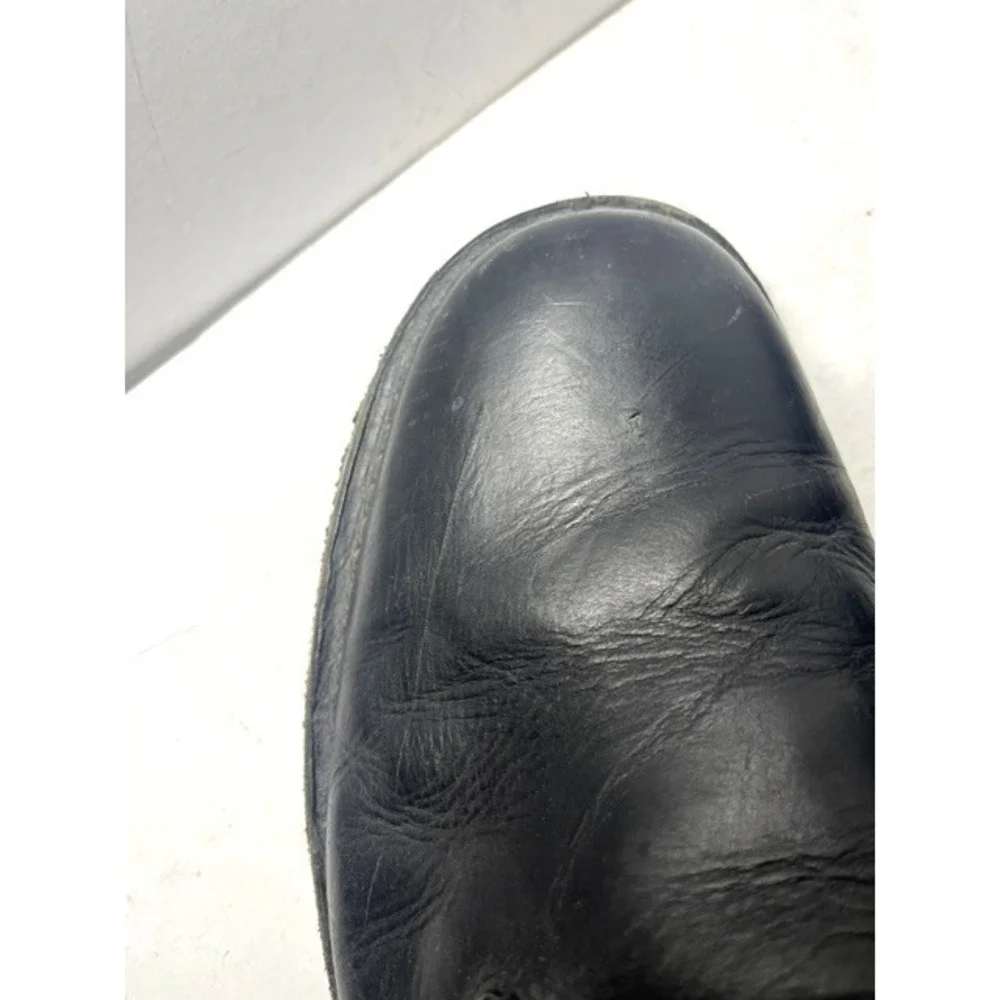 UGG Australia Leighton Black Leather Chukka Desert Boots Mens 11 S/N 3275